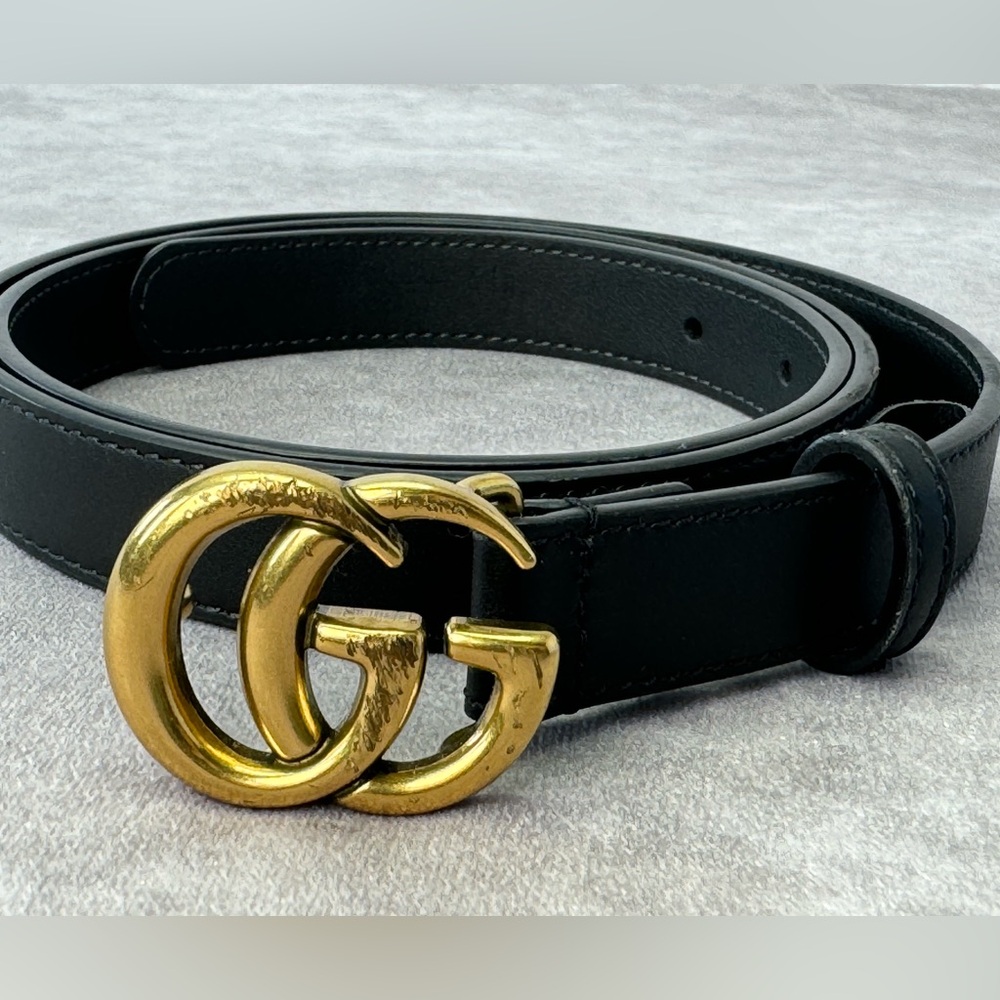 Gucci Marmont Slim Belt 36”
